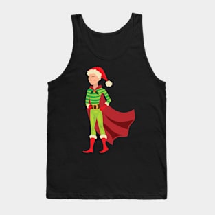 Christmas Superhero boy Tank Top